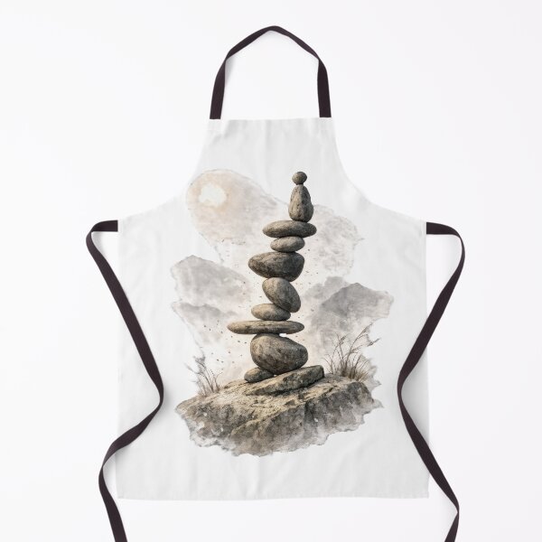 Item preview, T-Shirt - Sticker - Zen Balance Stone Tower designed and sold by ForeverPrintsOK.