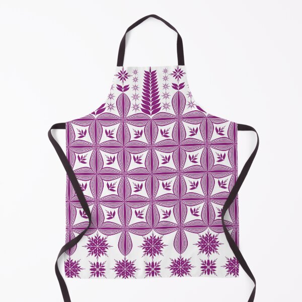 Item preview, Abstract Purple Leaf Geometric Seamless Pattern with Floral and Star Motifs for Textile and Surface Design designed and sold by Ei-Ei.