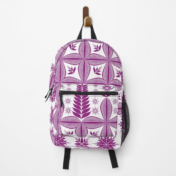 Item preview, Abstract Purple Leaf Geometric Seamless Pattern with Floral and Star Motifs for Textile and Surface Design designed and sold by Ei-Ei.