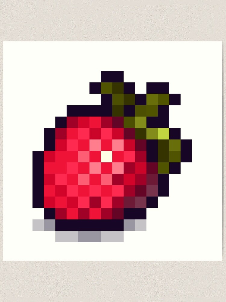 Strawberry pixel art kit – Noteworthy Art Kits