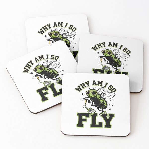 Item preview, Why Am I So Fly Funny Fly Pun Entomology Retro Humor Design designed and sold by get55shirt.