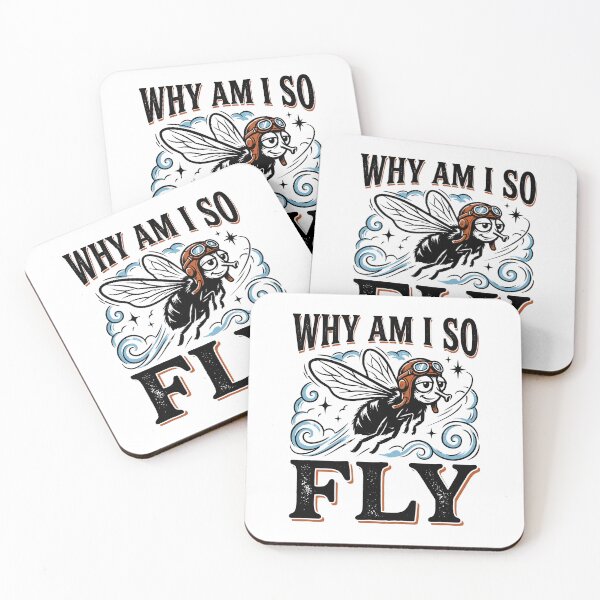 Item preview, Why Am I So Fly Funny Retro Confidence Meme Typography Design designed and sold by get55shirt.