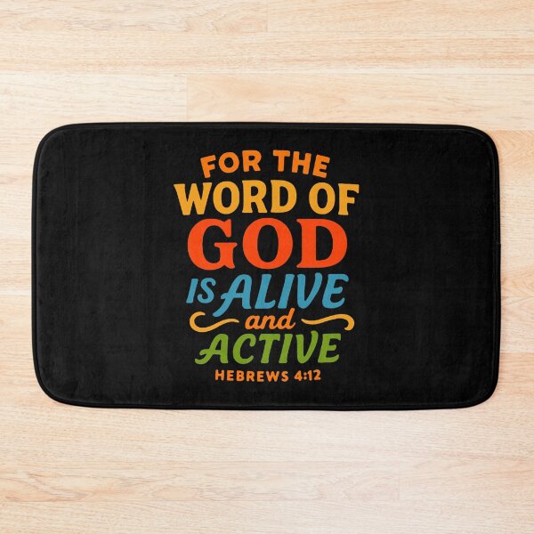 Item preview, Hebrews 4:12 For The Word of God is Alive and Active designed and sold by plushism.