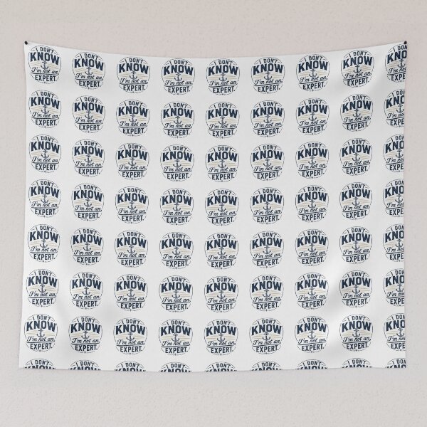 Item preview, I Don't Know Vintage Anchor Quote designed and sold by MWSailingClub.