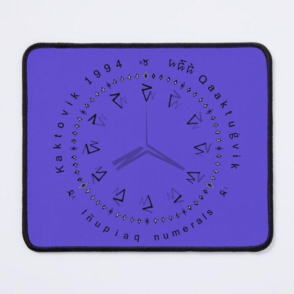 Item preview, Iñupiaq numerals - radial + text (also available in white) designed and sold by MarkArtDesignUK.