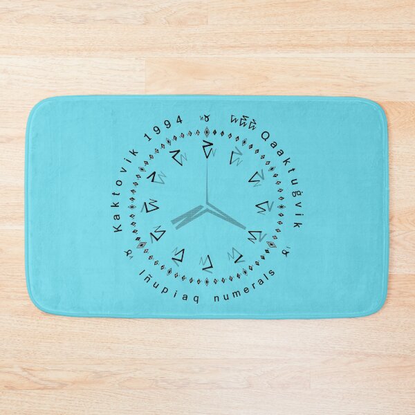 Item preview, Iñupiaq numerals - radial + text (also available in white) designed and sold by MarkArtDesignUK.