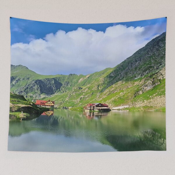 Item preview, Balea Lake Reflection – Carpathian Alpine Print designed and sold by MSMPrintDesign.