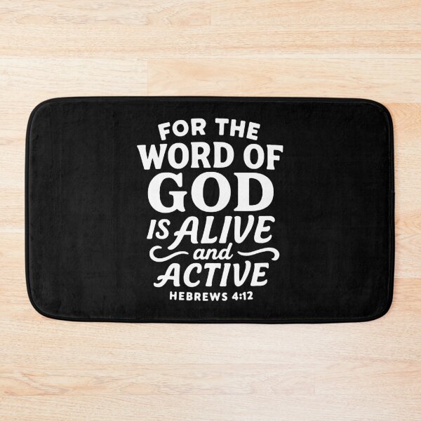 Item preview, Hebrews 4:12 For The Word of God is Alive and Active designed and sold by plushism.