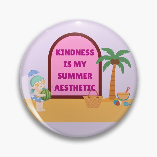 Item preview, Kindness Is My Summer Aesthetic Cute Beach Art designed and sold by Akira Design Store.