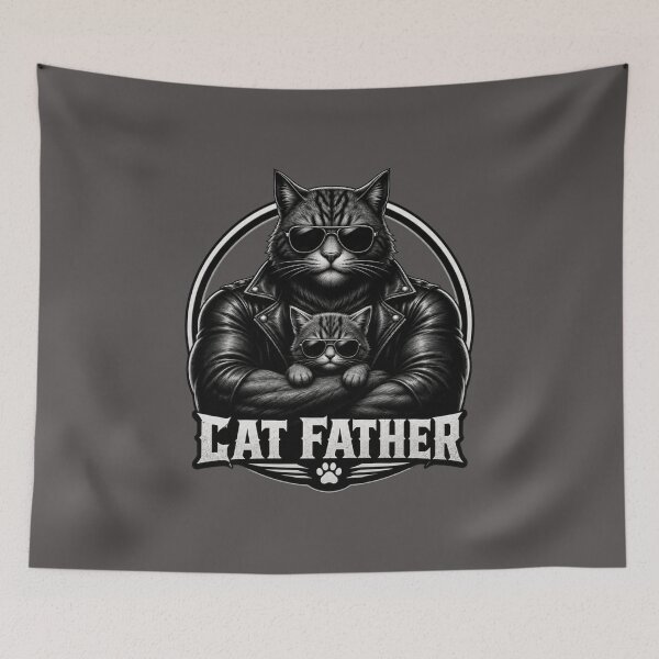 Item preview, panda/cat father designed and sold by @jon.