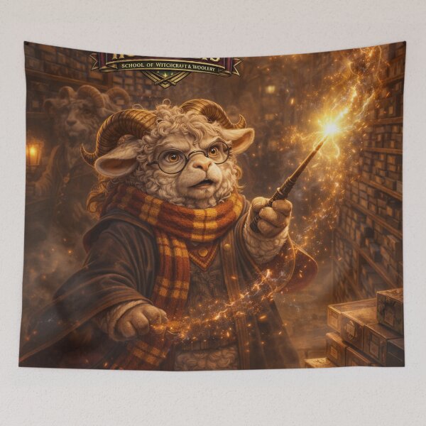 Item preview, The Wand Chooses the Wool | Hogwooltz Sheepism Parody designed and sold by Thpoar.