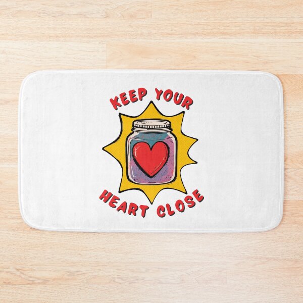 Item preview, Keep Your Heart Close – Cute Heart in a Jar Illustration designed and sold by TestudoDesign.