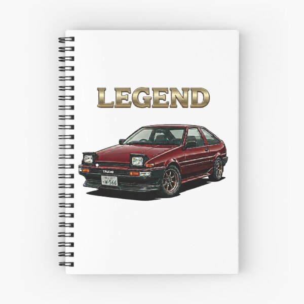 Item preview, AE86 Trueno Drift Car JDM Legend Illustration designed and sold by Northern Glow Art.