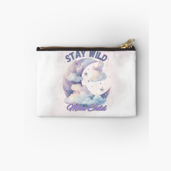Item preview, Stay Wild Moon Child – Celestial Moon & Clouds Watercolor Aesthetic Dreamy Boho T-Shirt designed and sold by Besetoo.
