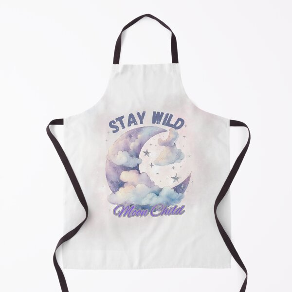 Item preview, Stay Wild Moon Child – Celestial Moon & Clouds Watercolor Aesthetic Dreamy Boho T-Shirt designed and sold by Besetoo.