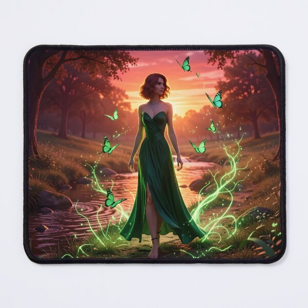 Item preview, The Green Queen Amidst the Cherry Blosoms designed and sold by Fanta-sticky.