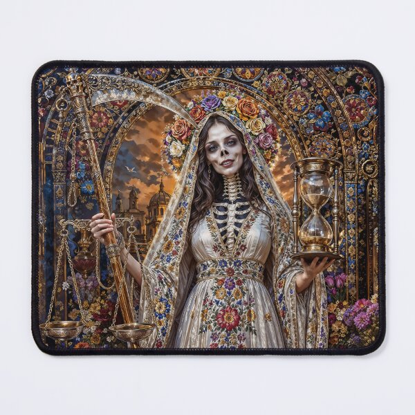 Item preview, White Dress Santa Muerte designed and sold by AliceWhiteDF.