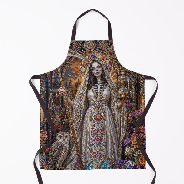 Item preview, White Dress Santa Muerte designed and sold by AliceWhiteDF.