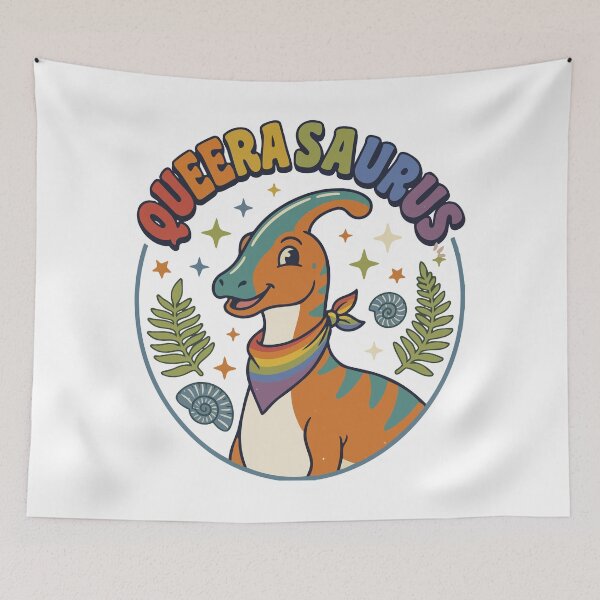 Item preview, Queer Dinosaur Queerasaurus designed and sold by tigrootiger.