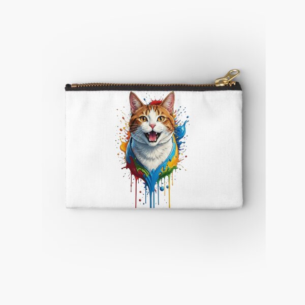 Item preview, Color Splash Cat – Vibrant Paint Drip Kitty Portrait designed and sold by PixelStyle Studio.