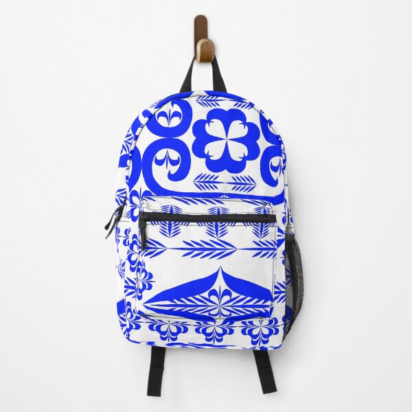 Item preview, Modern Blue Oriental Floral Geometric Seamless Pattern for Textile and Wallpaper designed and sold by Ei-Ei.