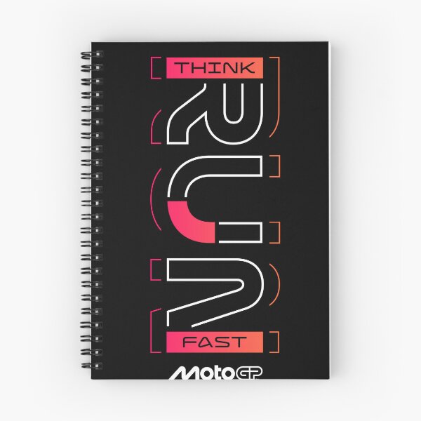 Item preview, Think Run Fast MotoGP Racing Geometric Typography designed and sold by Stotee.