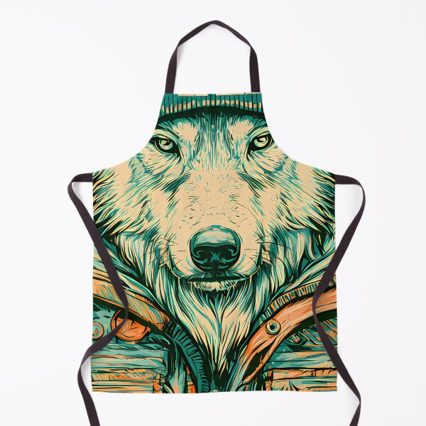 Item preview, NO RAW Alpha Wolf - Vintage Military Streetwear Art designed and sold by Structure-Blue.