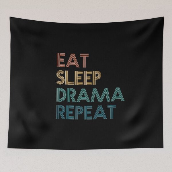 Artikelvorschau, Eat Sleep Drama Repeat – Geschenk für Drama-Fans entworfen und verkauft von kindxinn.