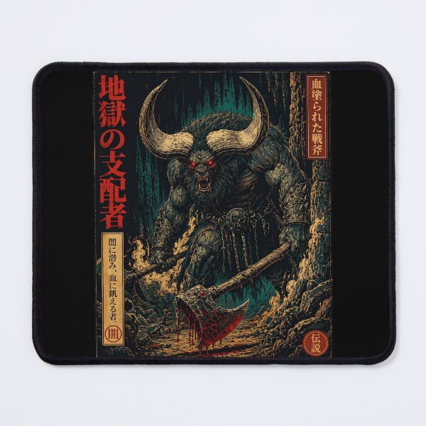 Item preview, Japanese Dark Fantasy Minotaur Underworld Beast designed and sold by Vermanartist.