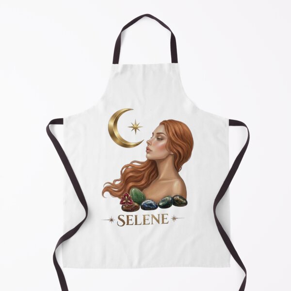 Item preview, Selene Greek Goddess of the Moon Fantasy Art designed and sold by Northern Glow Art.