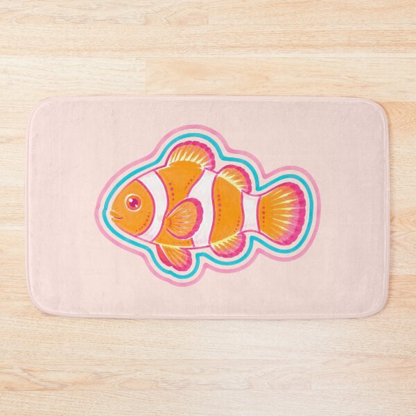 Item preview, Cute Pink Clownfish Illustration | Tropical Ocean Fish Art | Colorful Marine Life Design designed and sold by vitag.