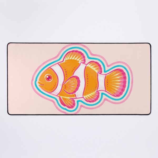 Item preview, Cute Pink Clownfish Illustration | Tropical Ocean Fish Art | Colorful Marine Life Design designed and sold by vitag.