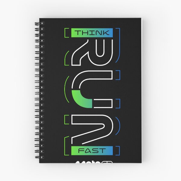 Item preview, Think Run Fast MotoGP Racing Geometric Typography designed and sold by Stotee.