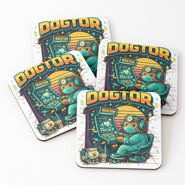 Item preview, Retro Arcade Doctor Bear Gamer Medical Humor designed and sold by Retro Rascals Co..