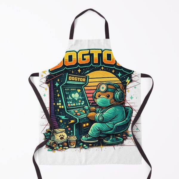 Item preview, Retro Arcade Doctor Bear Gamer Medical Humor designed and sold by Retro Rascals Co..