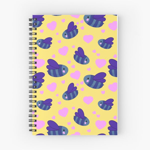 Item preview, Cute Blue Bumblebee Hearts Pattern designed and sold by CI Creative Design LLC.