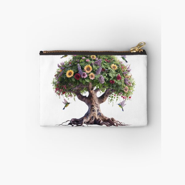 Item preview, Tree with flowers and birds designed and sold by lucyinspace.