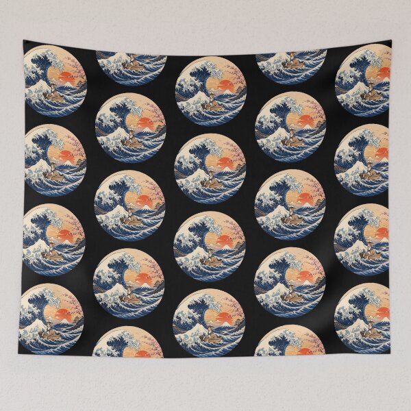 Item preview, Funny Italian Greyhound Captain Japanese Kanagawa Wave Japan Boat Mom Dad Kids designed and sold by FurryHavenPH.