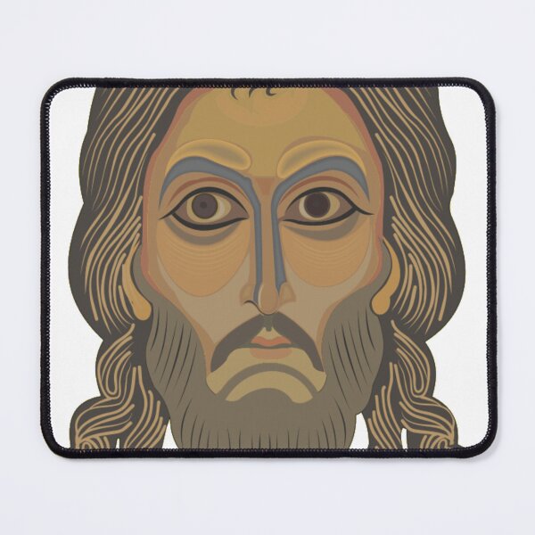Item preview, Jesus Christ Holy Face | Orthodox Icon Inspired Detailed Christian Art designed and sold by Super Epic Based History.