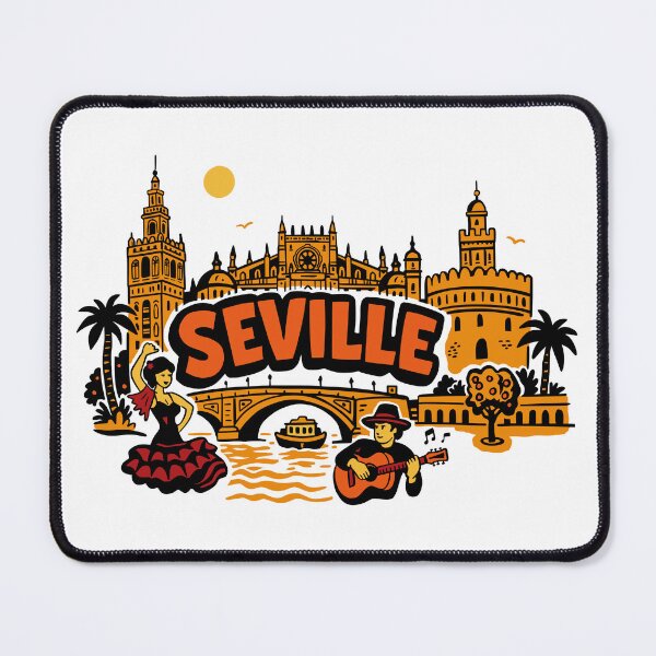 Item preview, Seville, Spain designed and sold by Traveldrawings.