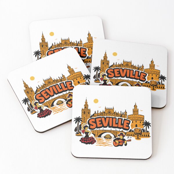 Item preview, Seville, Spain designed and sold by Traveldrawings.