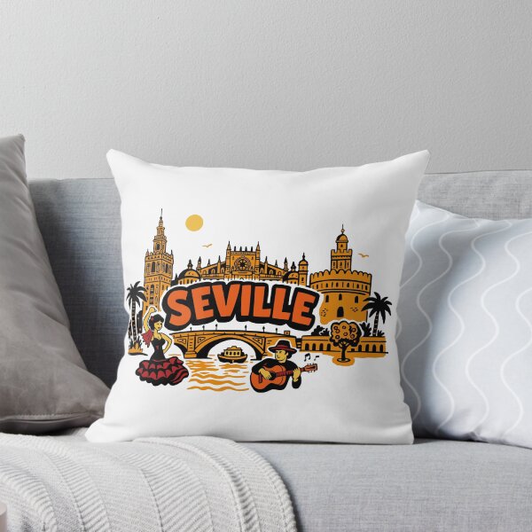Item preview, Seville, Spain designed and sold by Traveldrawings.