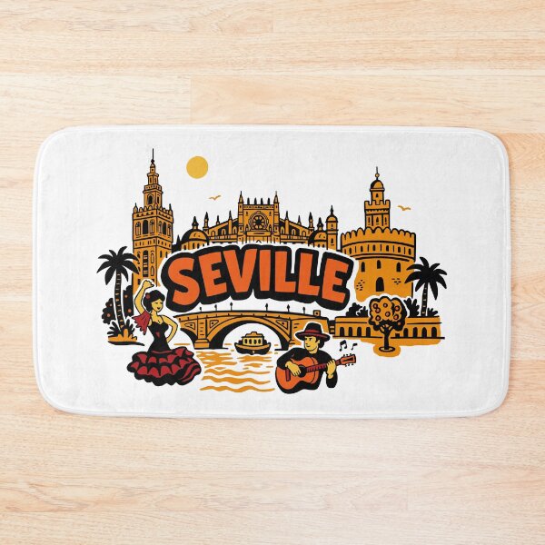 Item preview, Seville, Spain designed and sold by Traveldrawings.