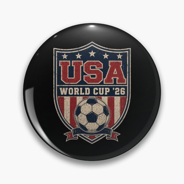 Item preview, Vintage USA Soccer World Cup 2026 Retro American Football Fan Graphic designed and sold by MakmurMpxgo.