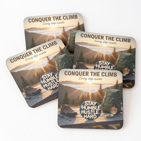 Item preview, Conquer the Climb Mountain Peak Campaign: Entrepreneurial Grit and Adventure Ad designed and sold by Creative-RE.