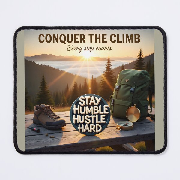 Item preview, Conquer the Climb Mountain Peak Campaign: Entrepreneurial Grit and Adventure Ad designed and sold by Creative-RE.