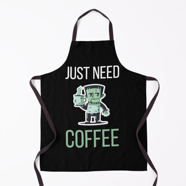 Item preview, Just Need Coffee Frankenstein Funny Halloween Monster Shirt designed and sold by VectorForge.