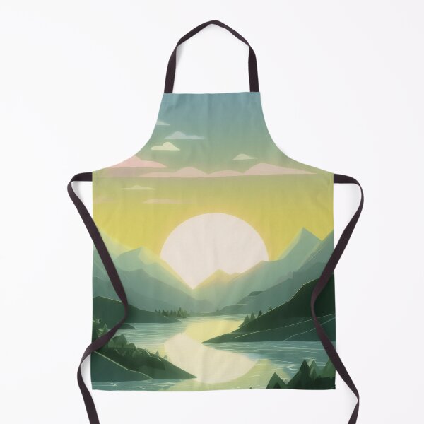 Item preview, Alpine Morning Glow | Minimal Mountain Landscape designed and sold by Becky-Poppins.