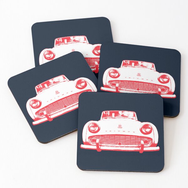 Item preview, Triumph TR3 British classic car monoblock red/white designed and sold by soitwouldseem.