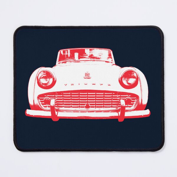 Item preview, Triumph TR3 British classic car monoblock red/white designed and sold by soitwouldseem.